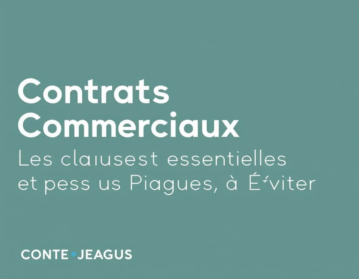 Contrats Commerciaux : Les Clauses Essentielles et les Pièges à Éviter
