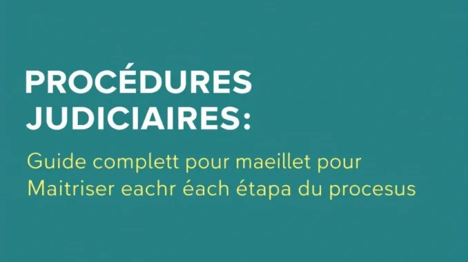 procedures-judiciair
